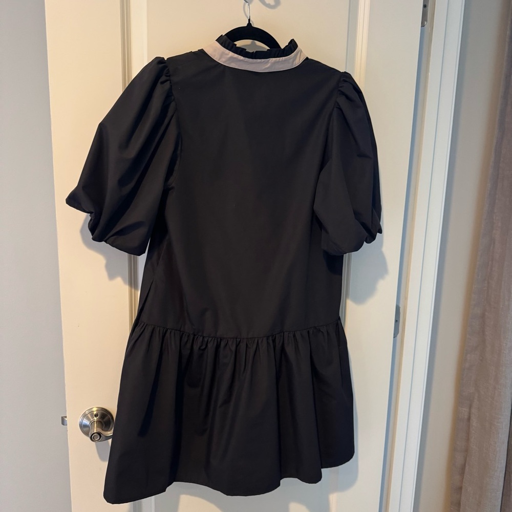 NWT THML Hint of Fun Black Mini Dress | S - Picture 6 of 6